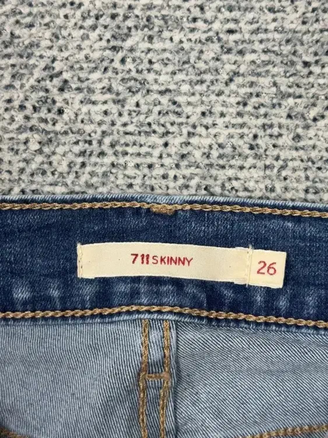 리바이스 711 스키니 연청 청바지 26 상품이미지7