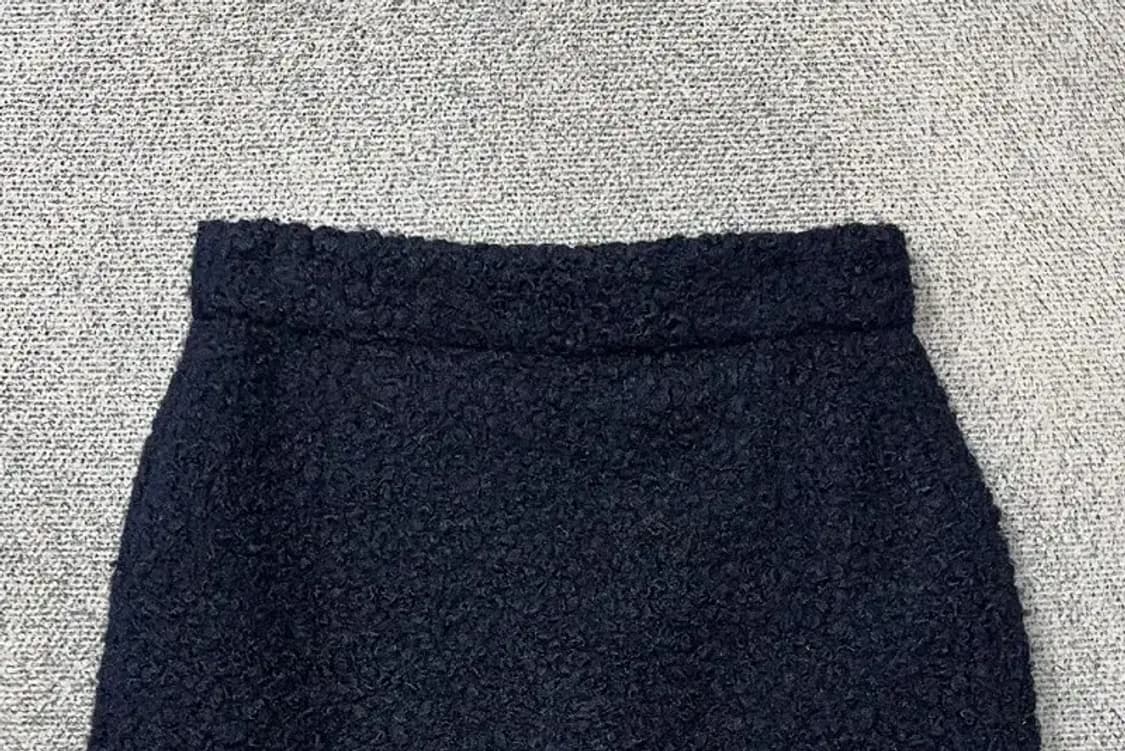 에잇세컨즈 네이비 트위드 스커트 S 상품이미지3