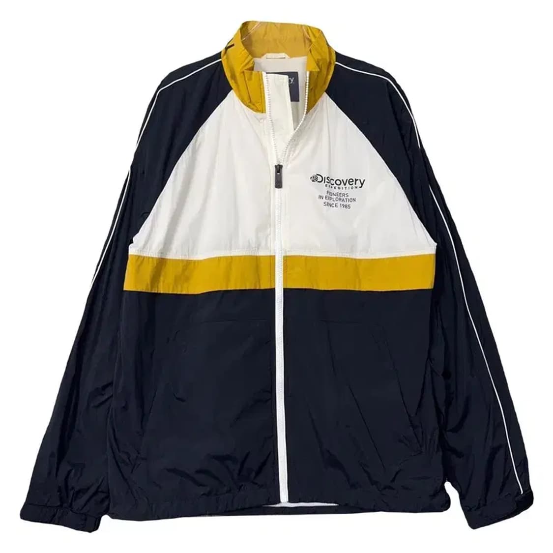 디스커버리 로고 멀티컬러 바람막이 100 상품이미지1