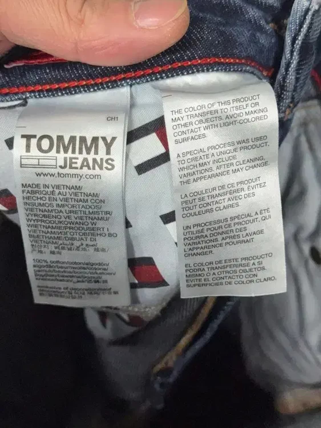 타미 진스 진청 캐주얼 청바지 26 28 상품이미지8