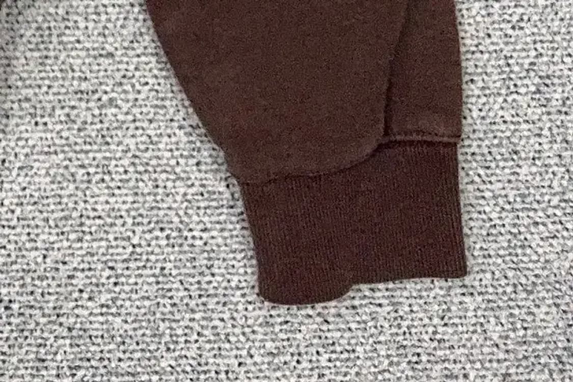 OIOI 5252 로고 브라운 후드티 L 상품이미지6