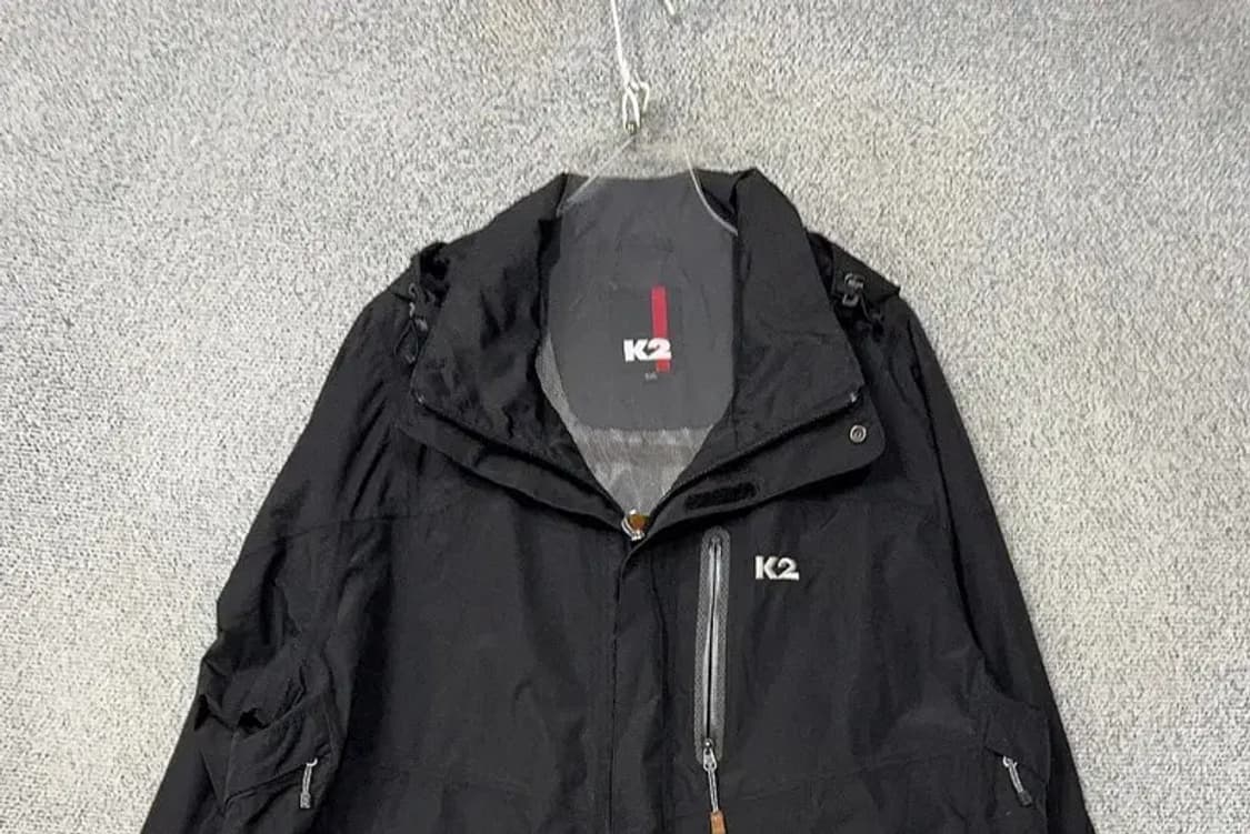 K2 블랙 로고 기능성 바람막이 100 상품이미지3