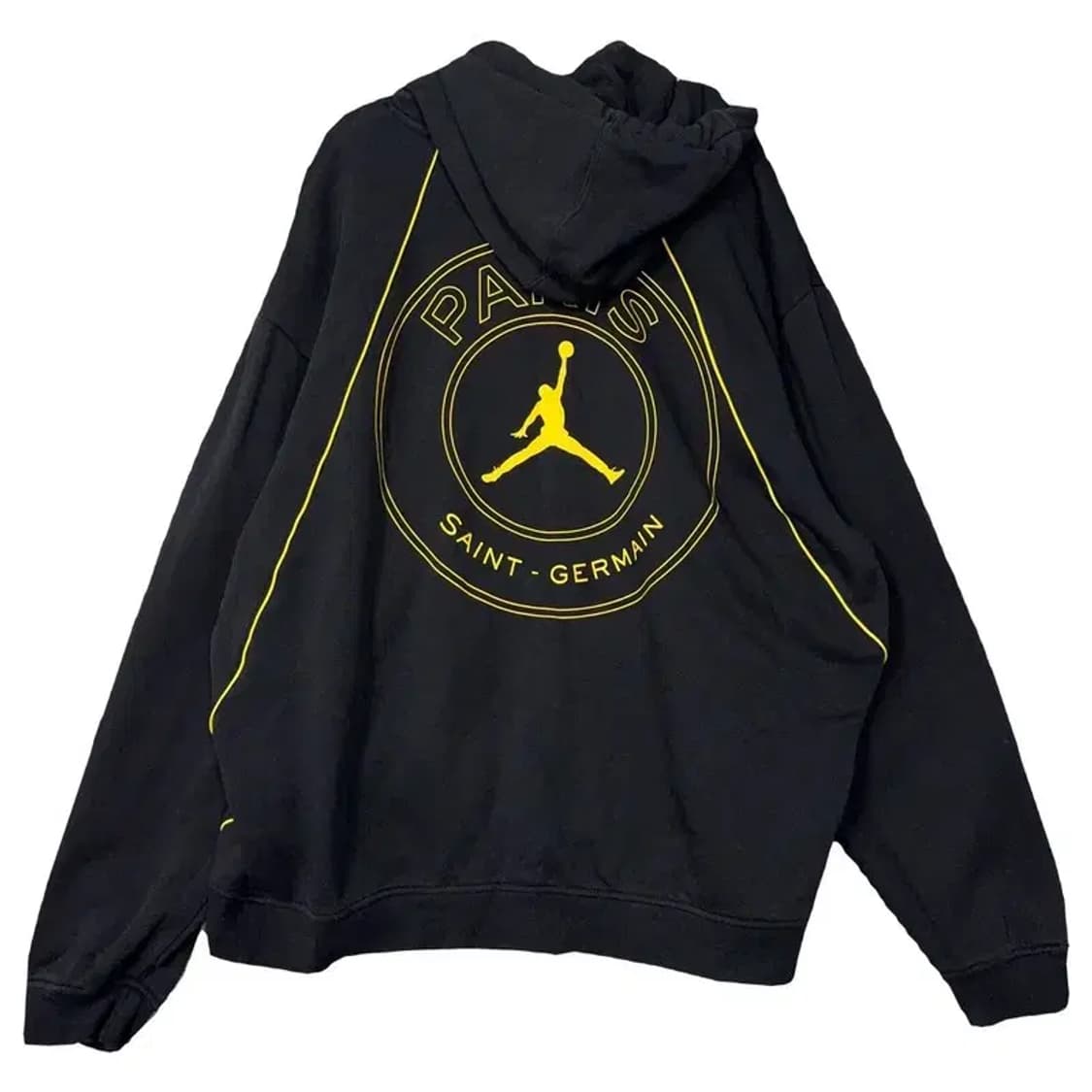 조던 파리생제르망 백프린팅 블랙 후드티 XXL 상품이미지1