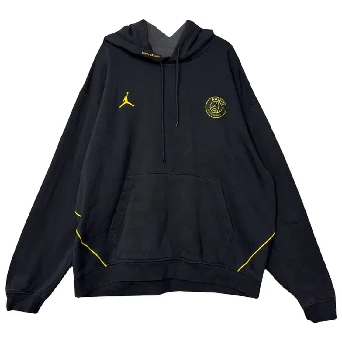 조던 파리생제르망 백프린팅 블랙 후드티 XXL 상품이미지2