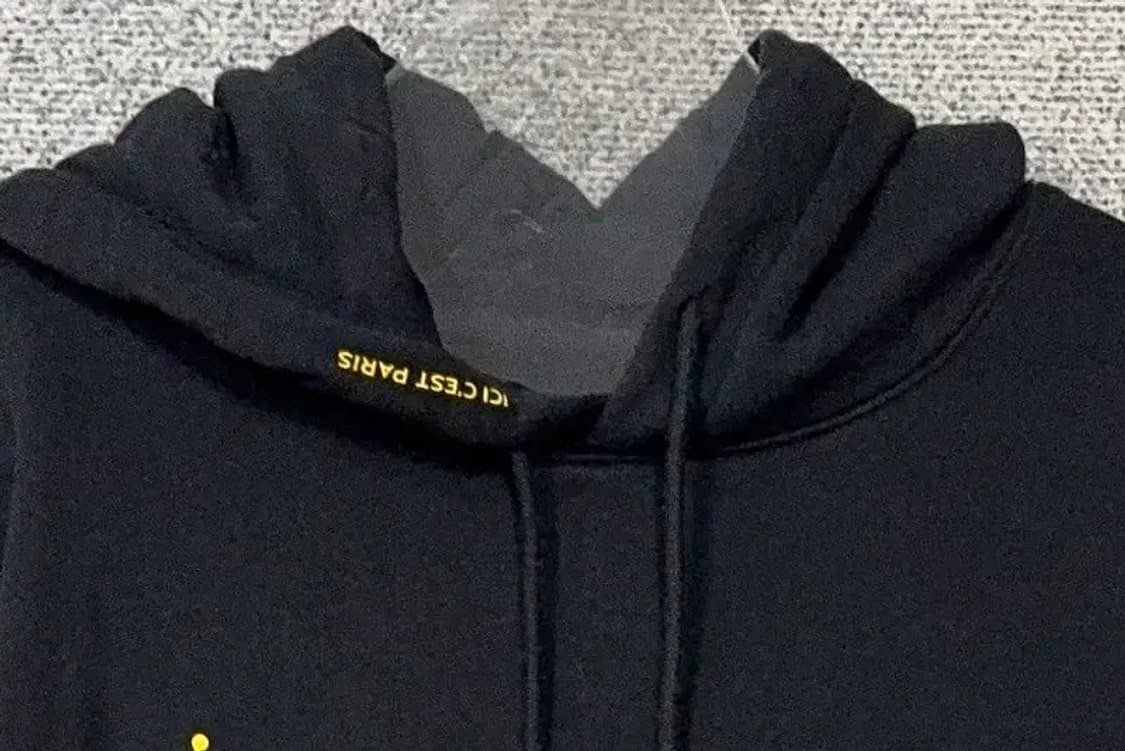 조던 파리생제르망 백프린팅 블랙 후드티 XXL 상품이미지5