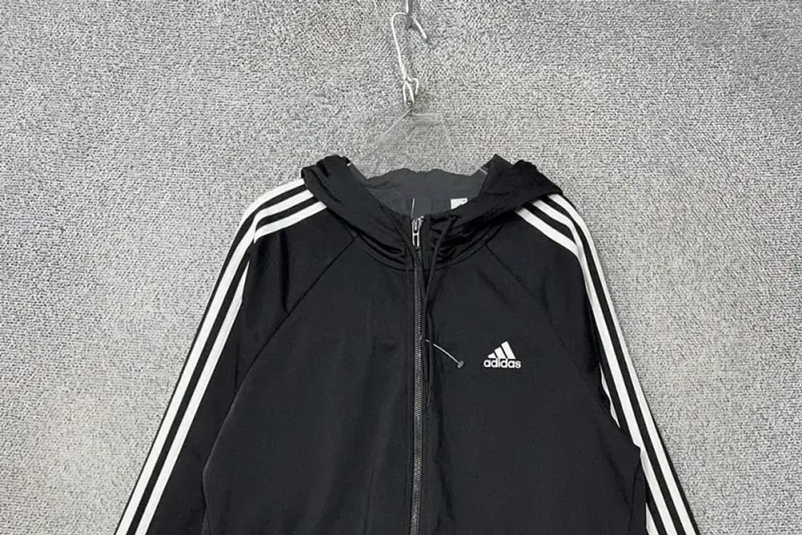아디다스 로고 삼선 트랙 후드집업 110 상품이미지3