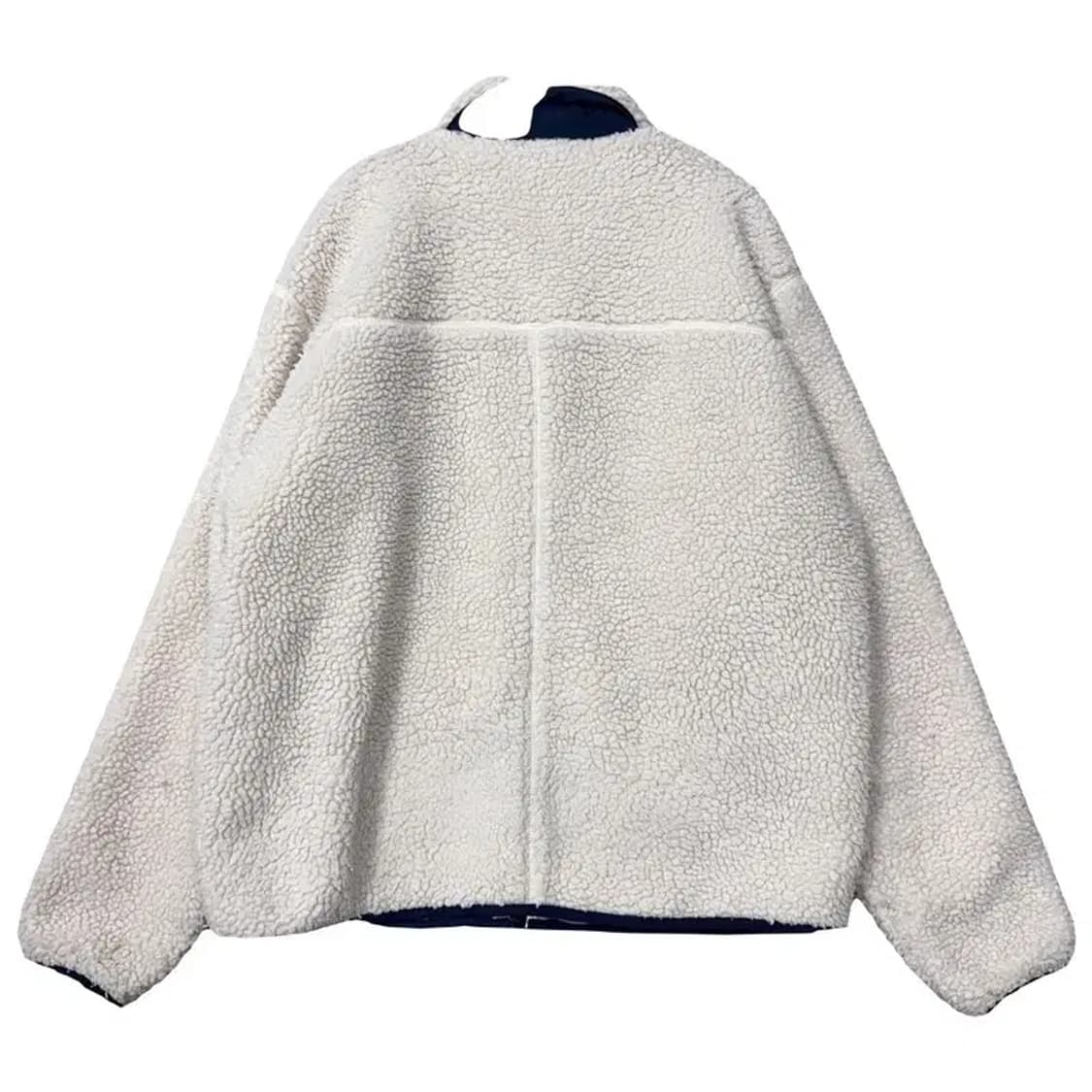 휠라 크림 화이트 양털 뽀글이 후리스 자켓 LARGE 상품이미지2