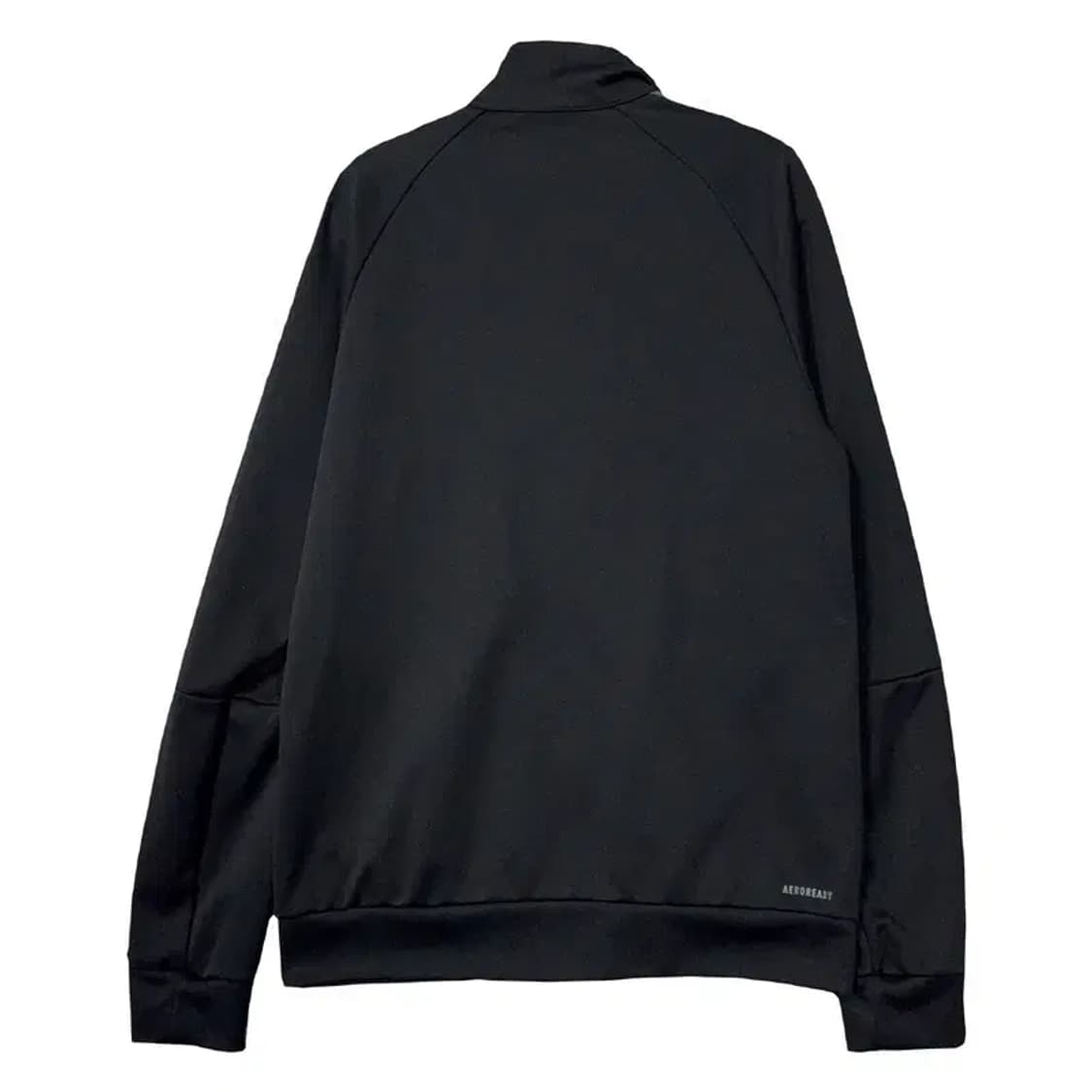 아디다스 블랙 로고 삼선 집업 저지 M 상품이미지2