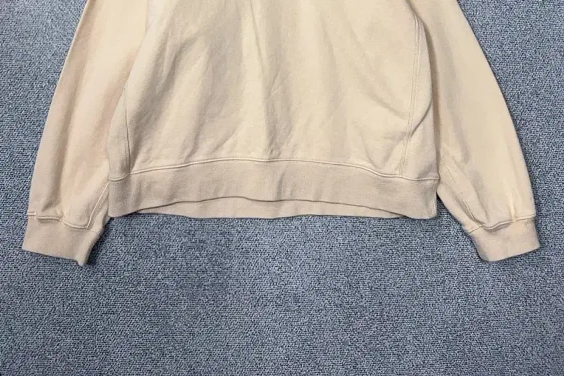 아디다스 베이지 로고 맨투맨 L 상품이미지4