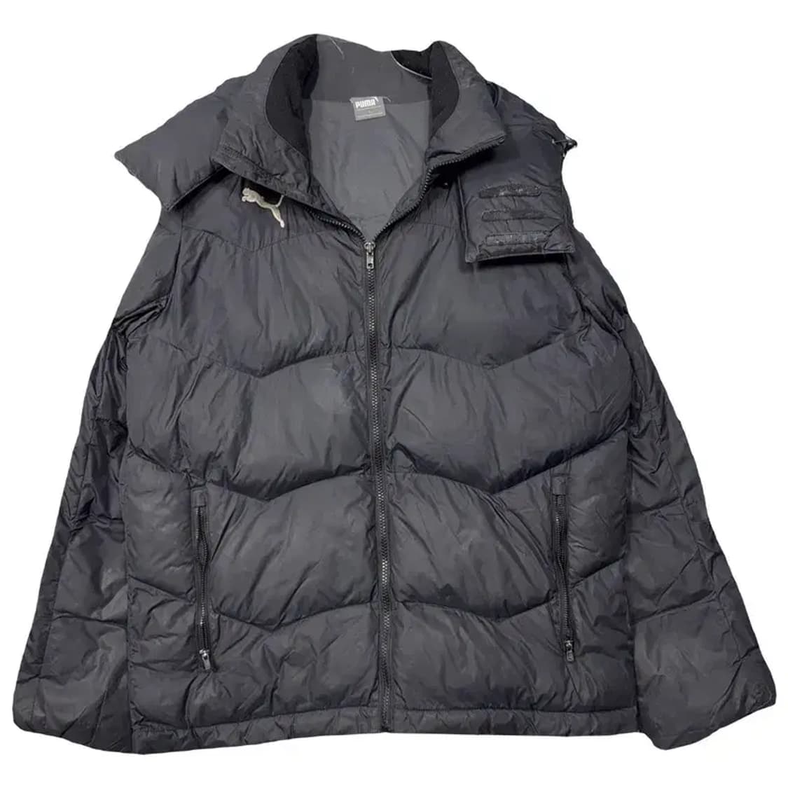 푸마 블랙 캐주얼 패딩 L 상품이미지1