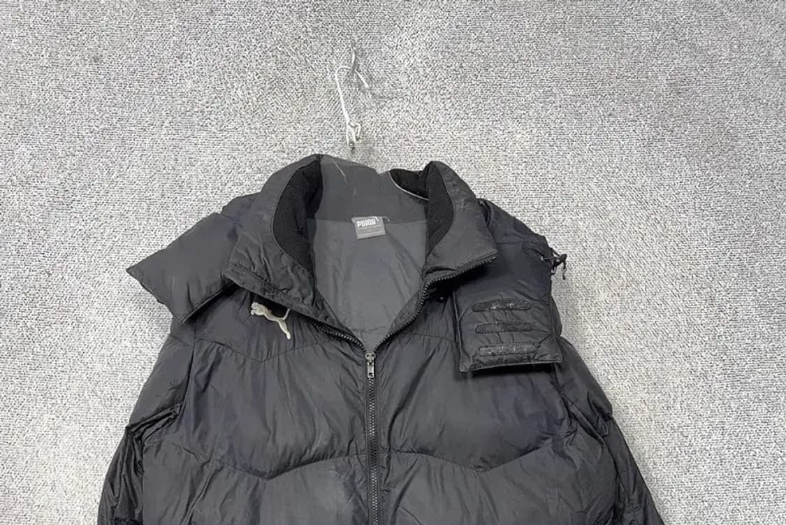 푸마 블랙 캐주얼 패딩 L 상품이미지3