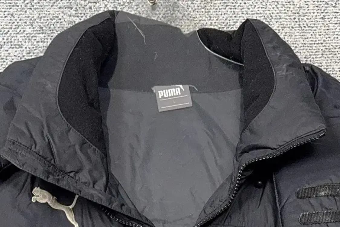 푸마 블랙 캐주얼 패딩 L 상품이미지5