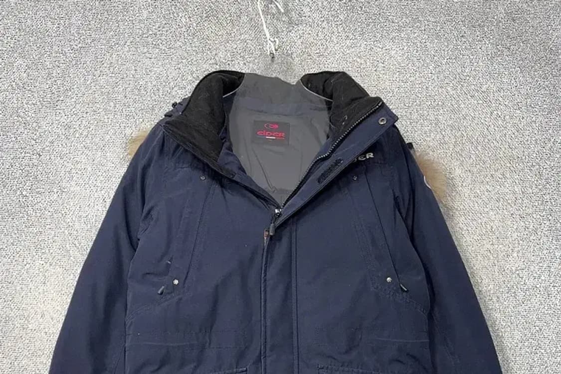 아이더 700 네이비 덕다운 패딩 S 상품이미지3