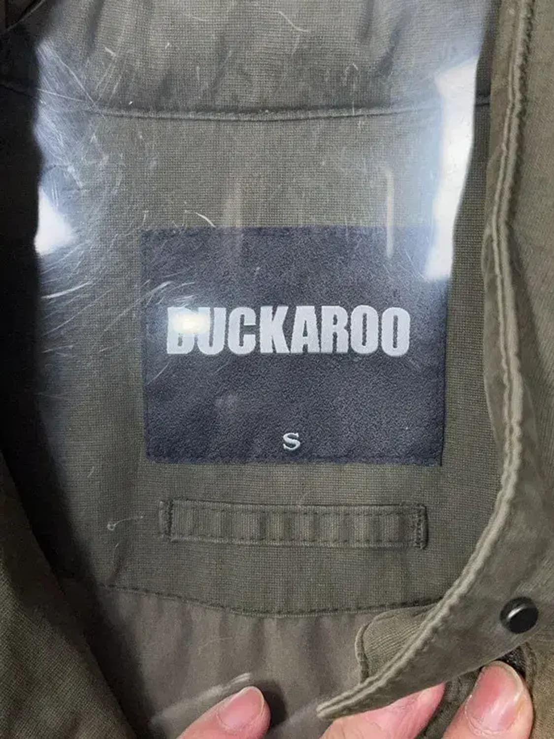 버커루 카키 빈티지 필드 야상 자켓 S 상품이미지7