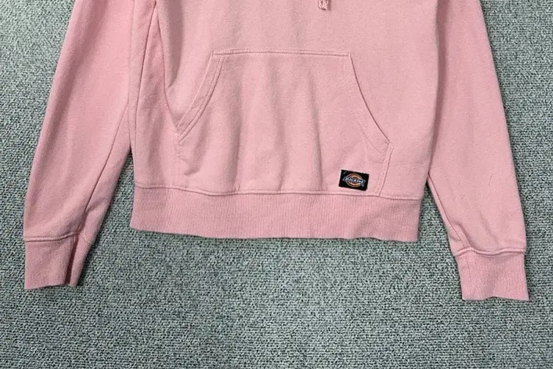 디키즈 프린팅 라이트 핑크 후드티 SMALL 상품이미지4