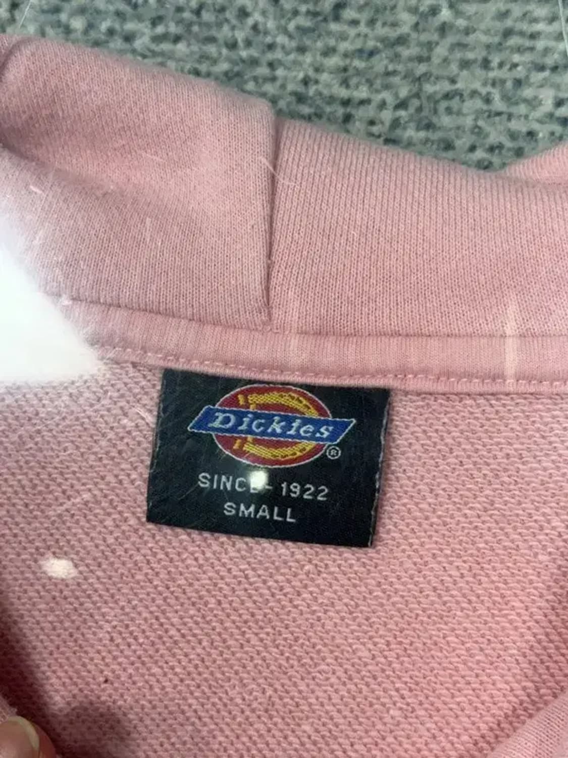 디키즈 프린팅 라이트 핑크 후드티 SMALL 상품이미지7