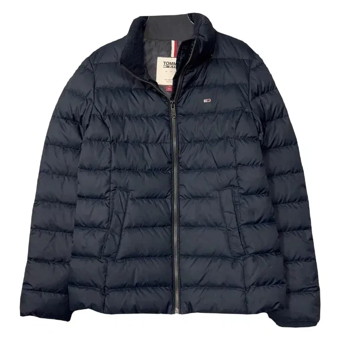 타미힐피거 블랙 로고 경량 패딩 S/P 상품이미지1