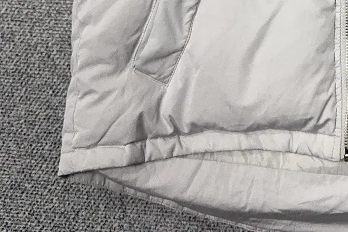 AZUL BY MOUSSY 라이트 그레이 다운 패딩 조끼 M 상품이미지6