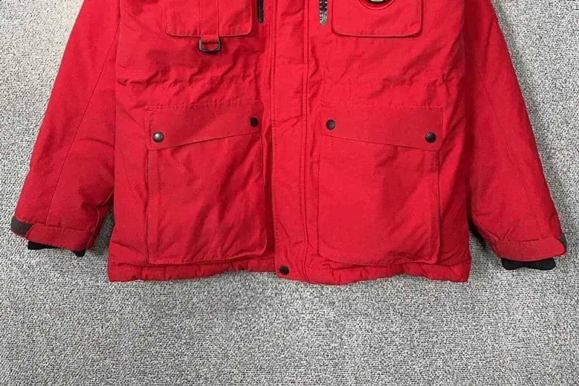 디스커버리 레드 구스다운 패딩 100 상품이미지4