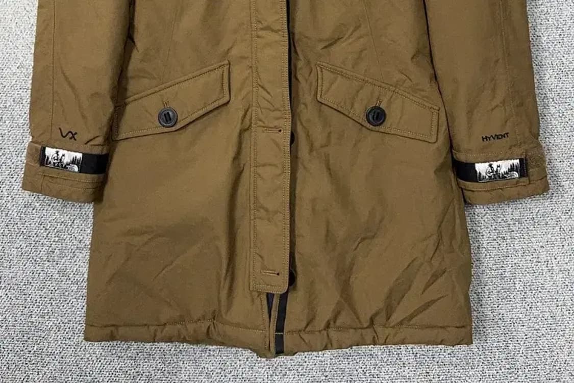 노스페이스 화이트 라벨 브라운 롱패딩 85 상품이미지4