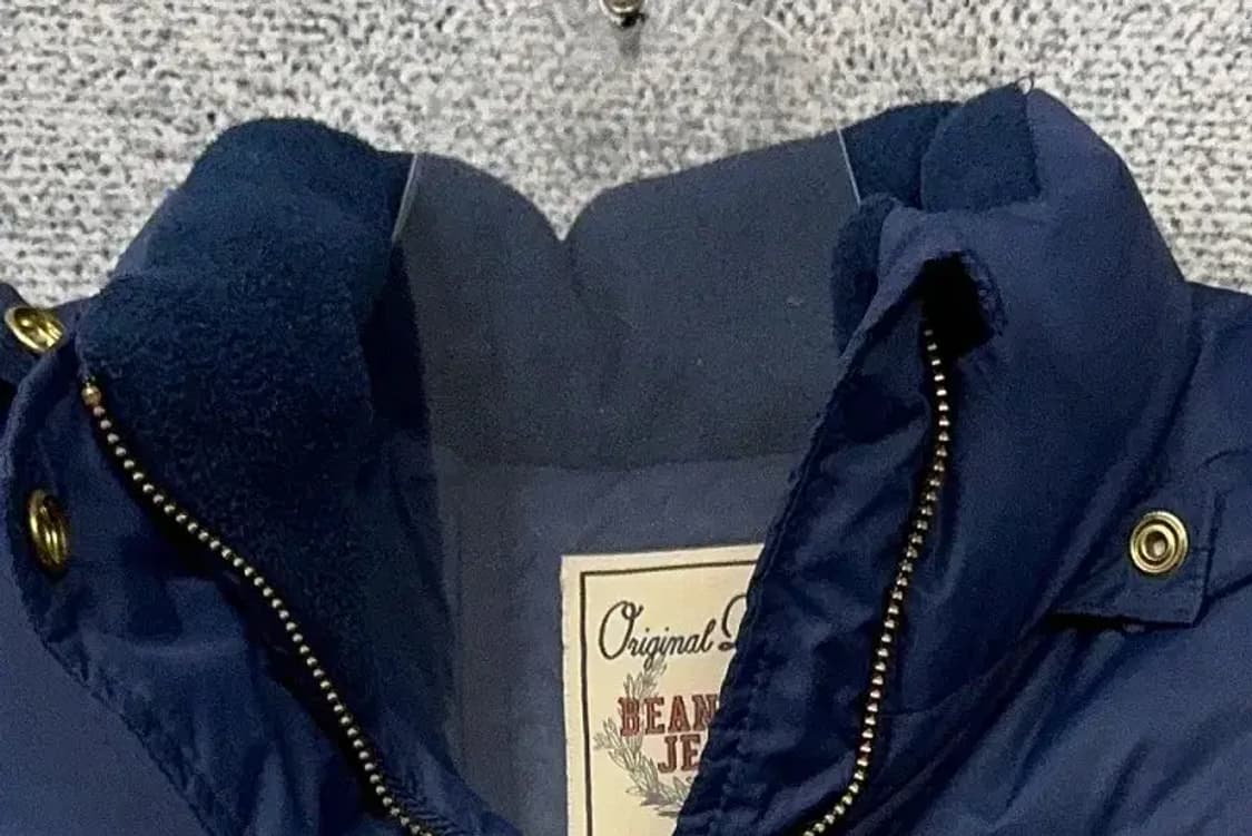 빈폴 네이비 금장 다운 패딩 조끼 90 상품이미지5