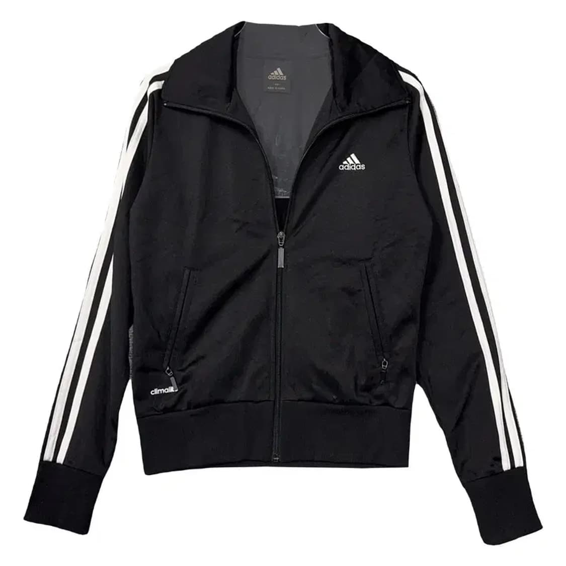 아디다스 검흰 로고 삼선 집업 저지 85 상품이미지1