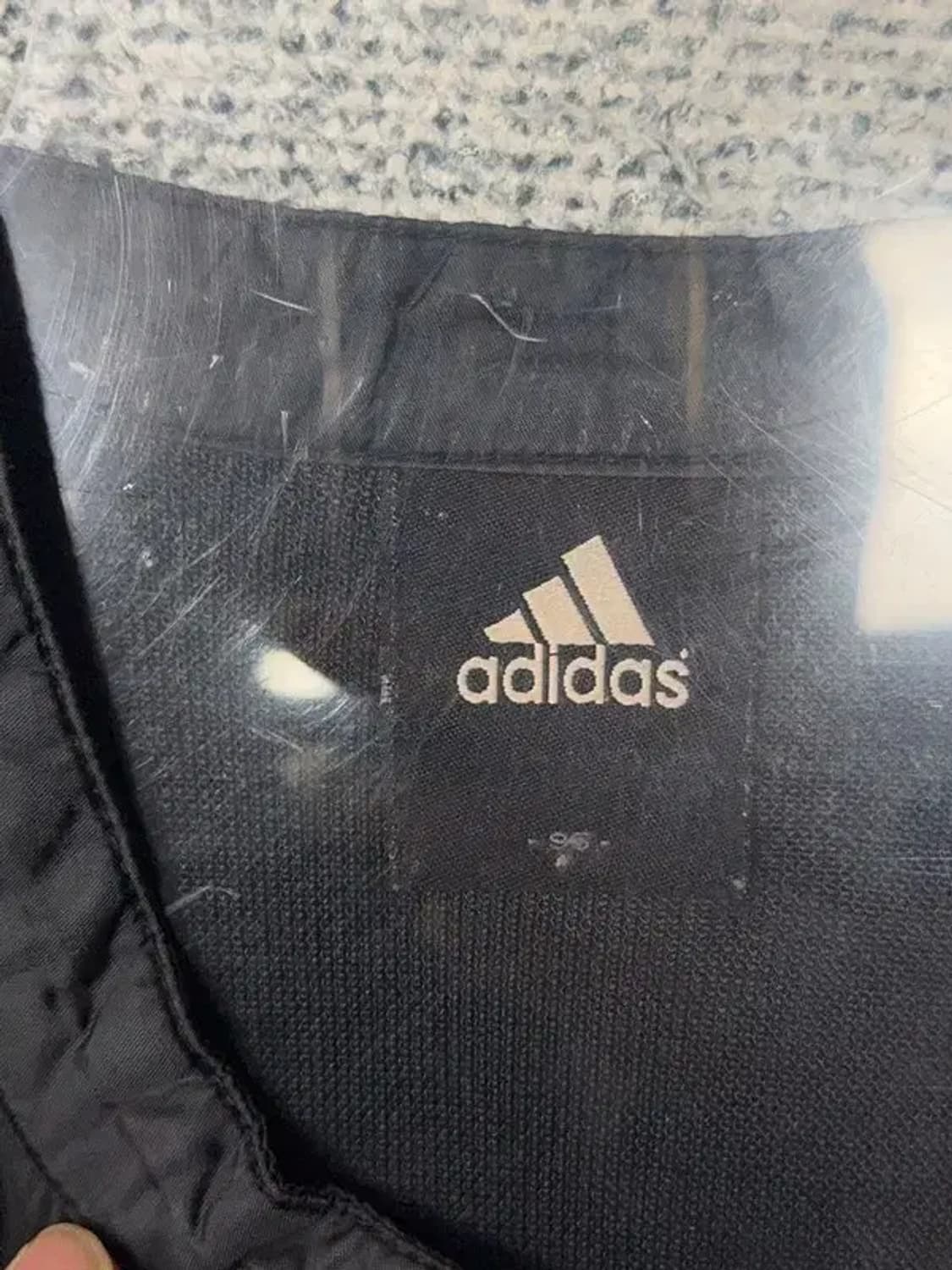아디다스 블랙 로고 삼선 바람막이 S/S 상품이미지7