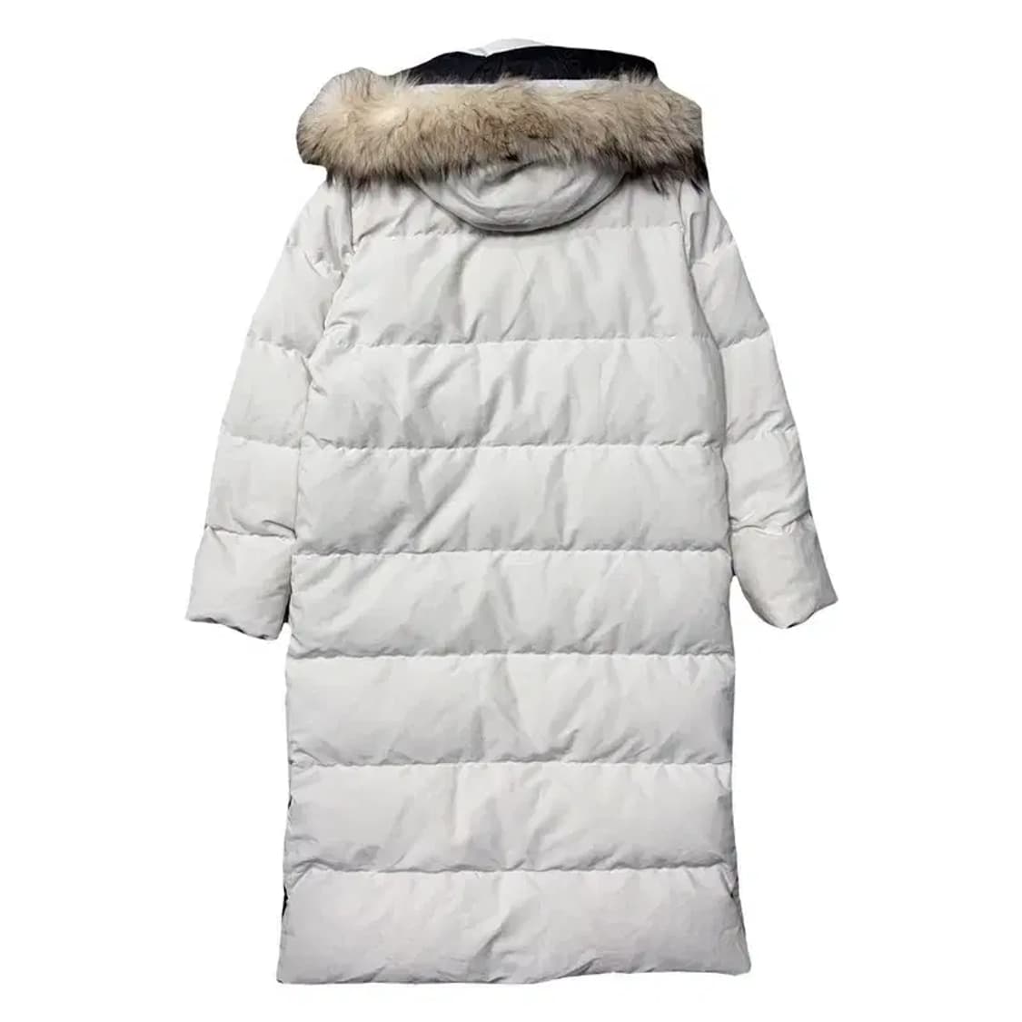 디스커버리 크림 화이트 다운 롱패딩 95 상품이미지2