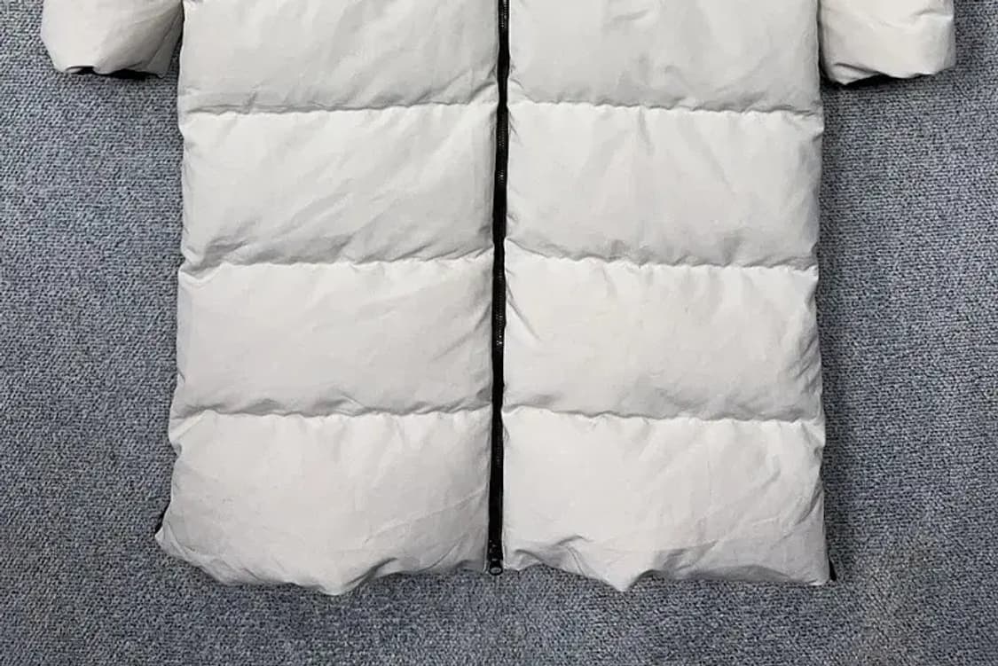 디스커버리 크림 화이트 다운 롱패딩 95 상품이미지5