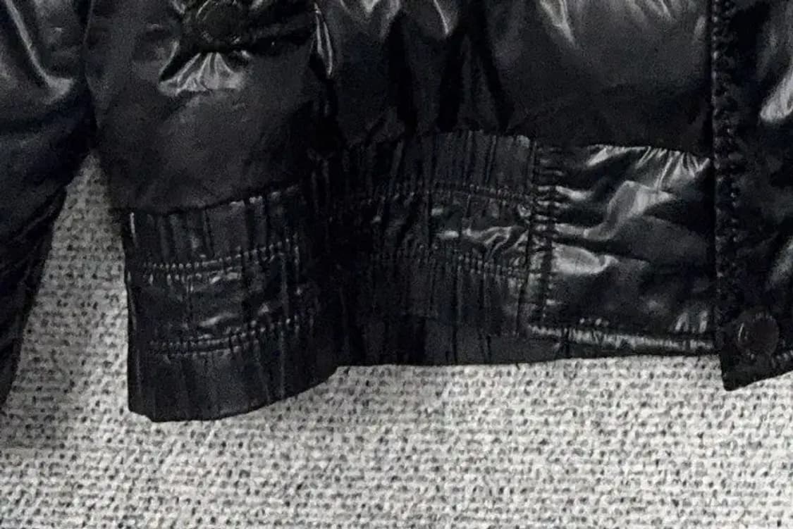 조프 블랙 유광 빈티지 폭스퍼 패딩 M 상품이미지6