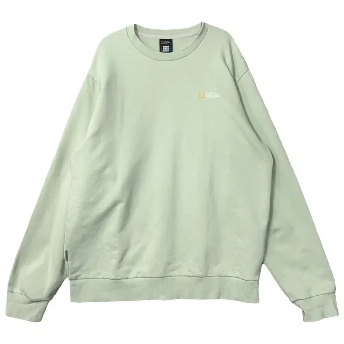 내셔널지오그래픽 라이트 그린 맨투맨 XL(105) 상품이미지1