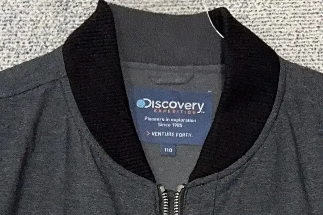 디스커버리 그레이 스펠 로고 블루종 110 상품이미지5