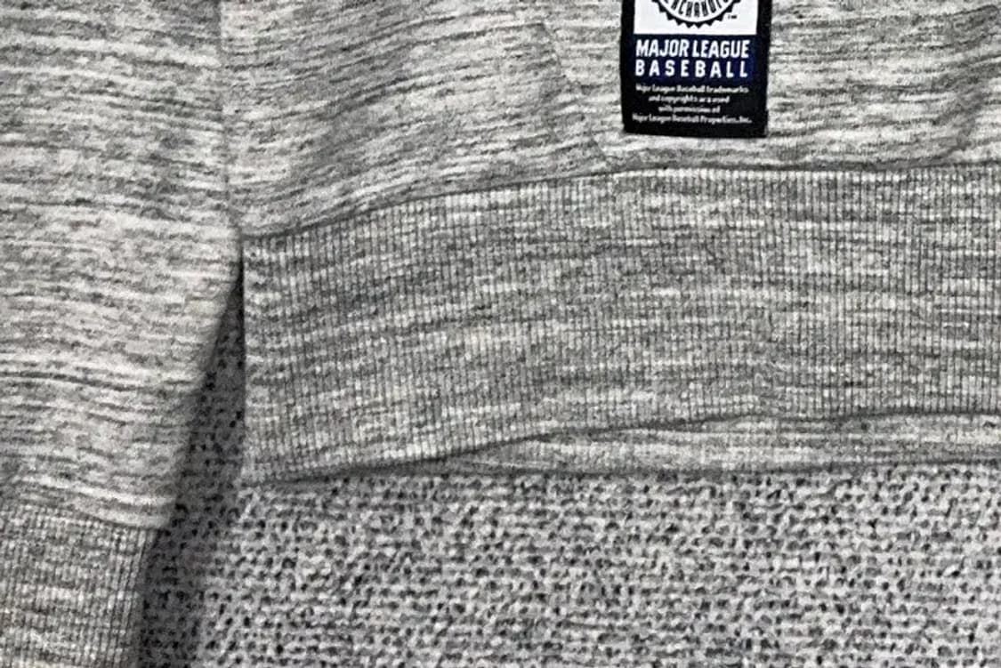 엠엘비 라이트 그레이 배색 로고 후드티 95 상품이미지6