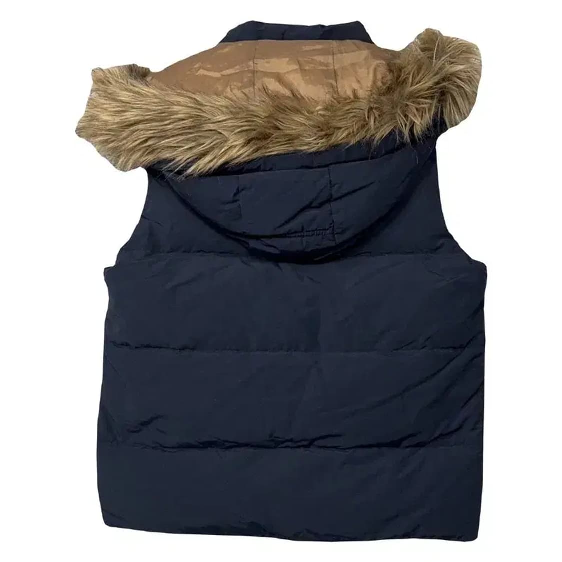 지프 네이비 후드퍼 패치 빈티지 패딩 조끼 M(95) 상품이미지2