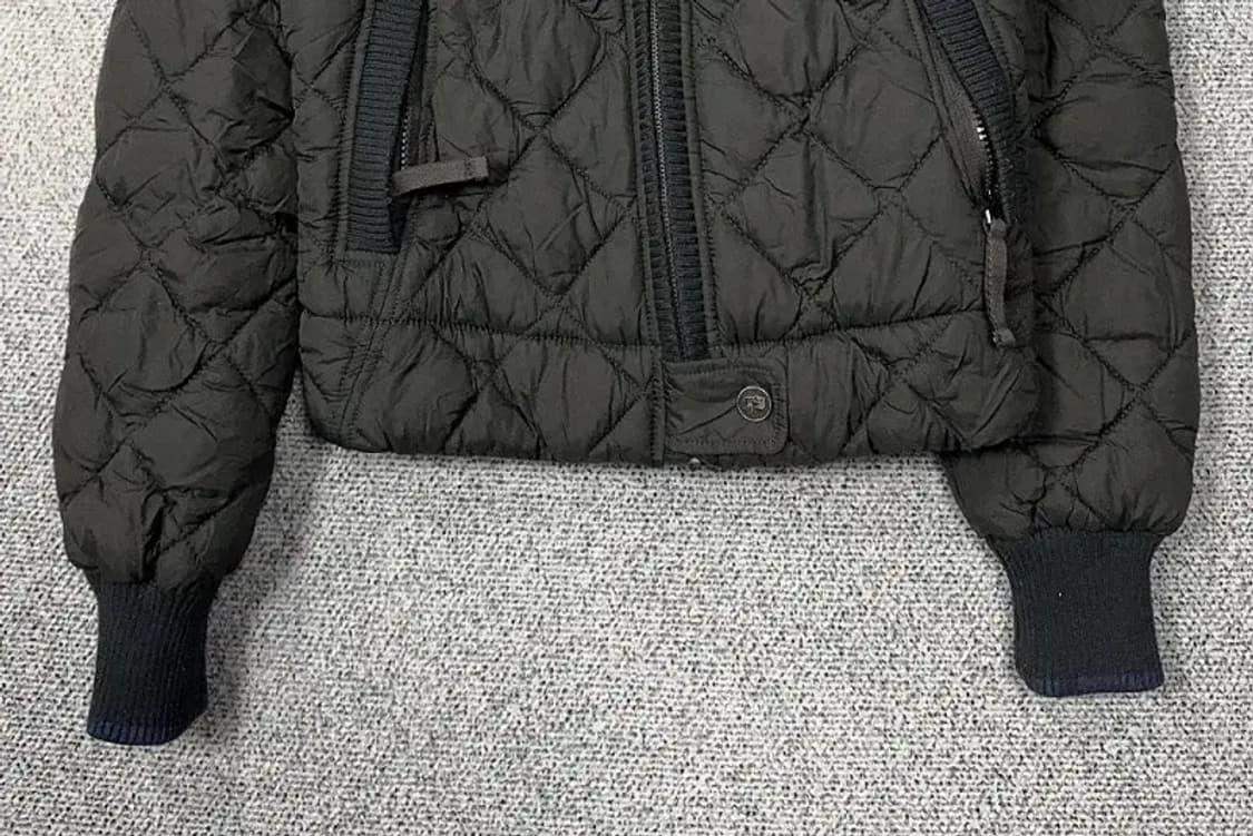 타미힐피거 블랙 로고 퀄팅 패딩 자켓 XS 상품이미지4