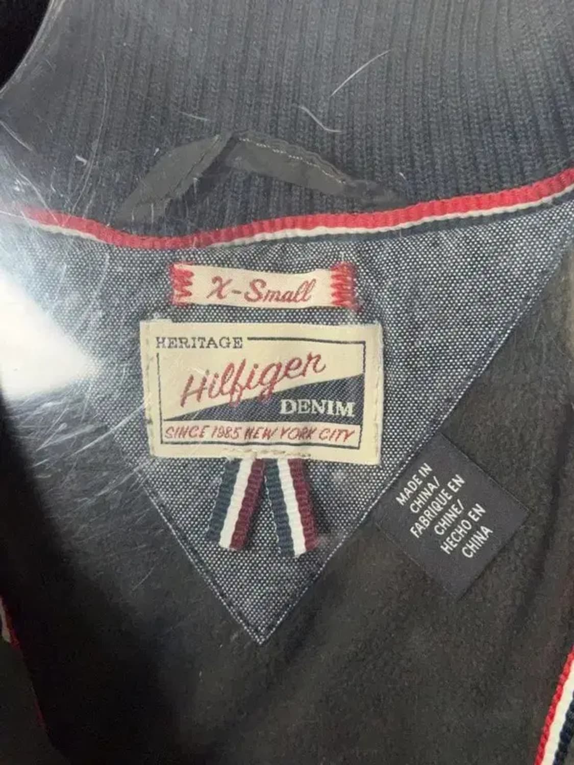 타미힐피거 블랙 로고 퀄팅 패딩 자켓 XS 상품이미지6