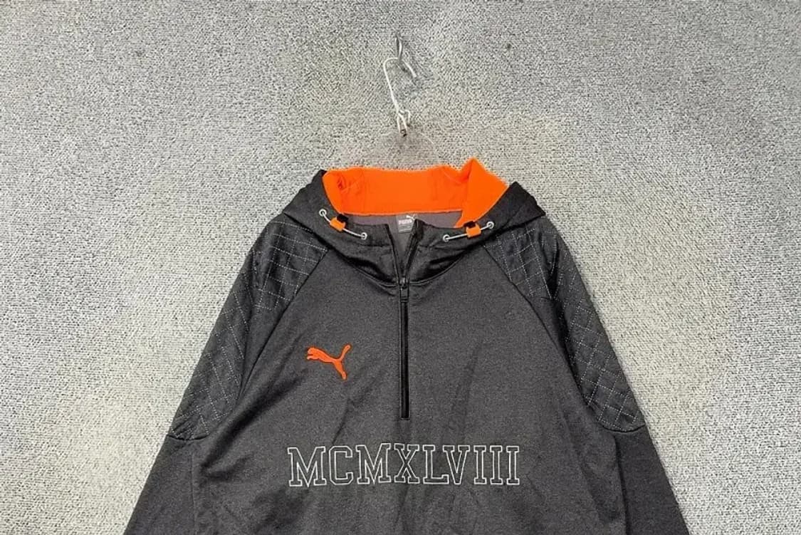 푸마 프린팅 그레이 기능성 후드티 115 상품이미지3