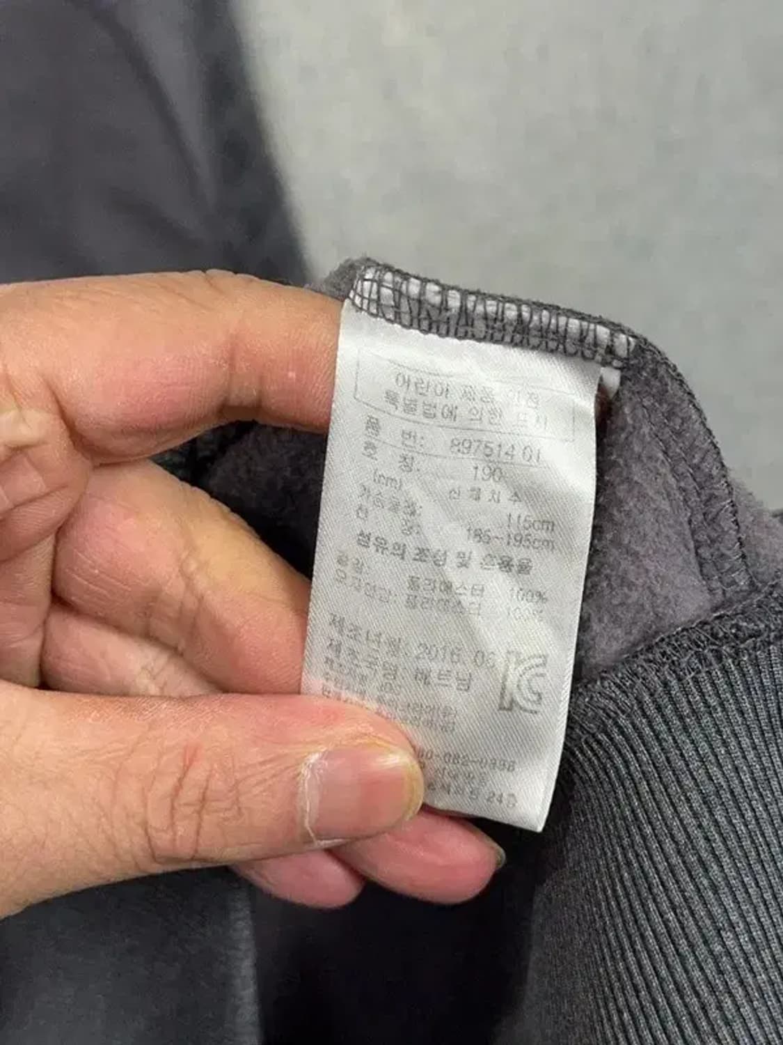 푸마 프린팅 그레이 기능성 후드티 115 상품이미지7