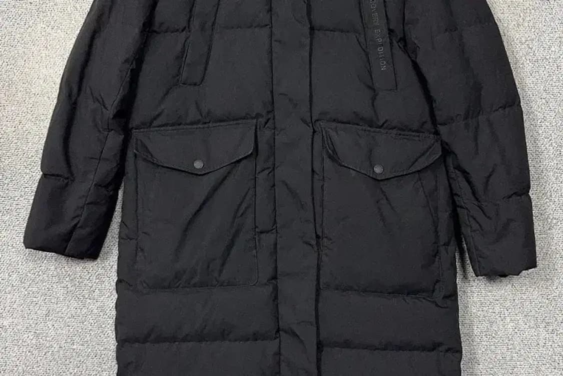 디스커버리 블랙 구스다운 롱패딩 90 상품이미지4