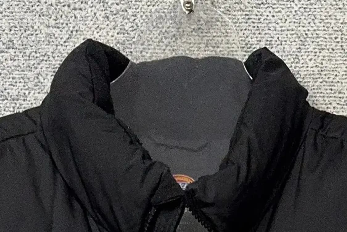 디키즈 블랙 스펠 로고 패딩 조끼 LARGE 상품이미지5