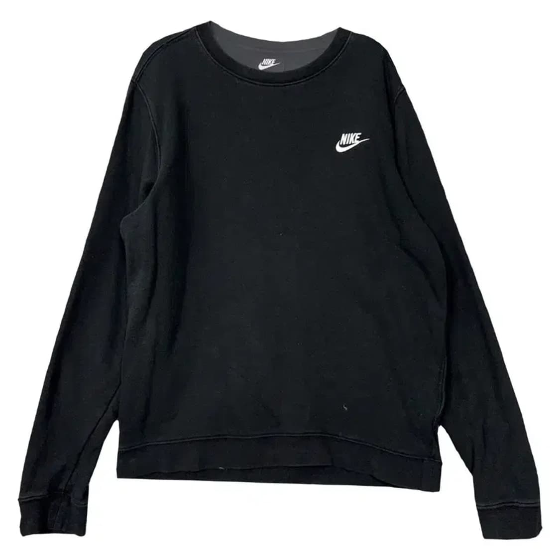 나이키 블랙 로고 맨투맨 L 상품이미지1