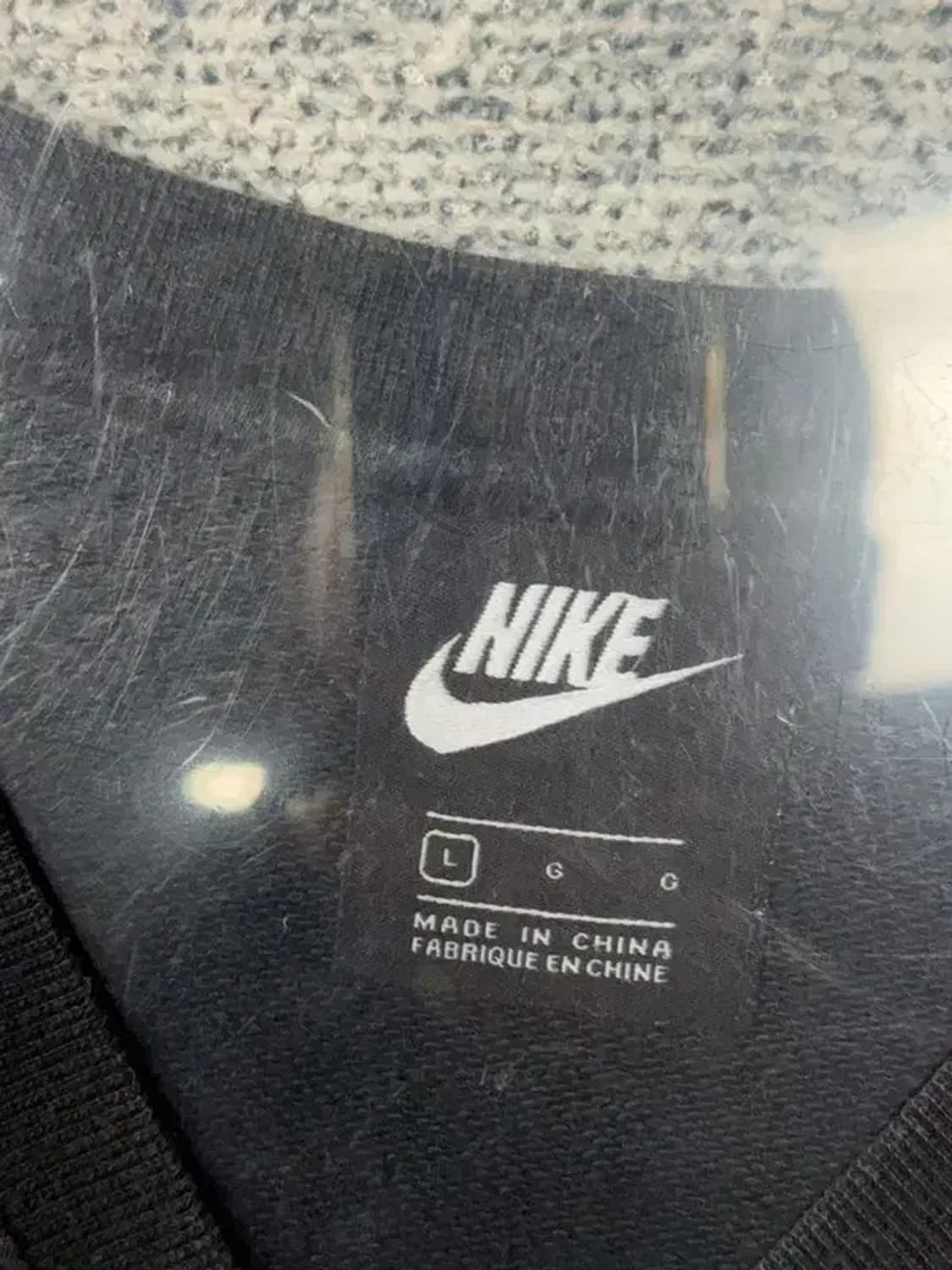 나이키 블랙 로고 맨투맨 L 상품이미지7
