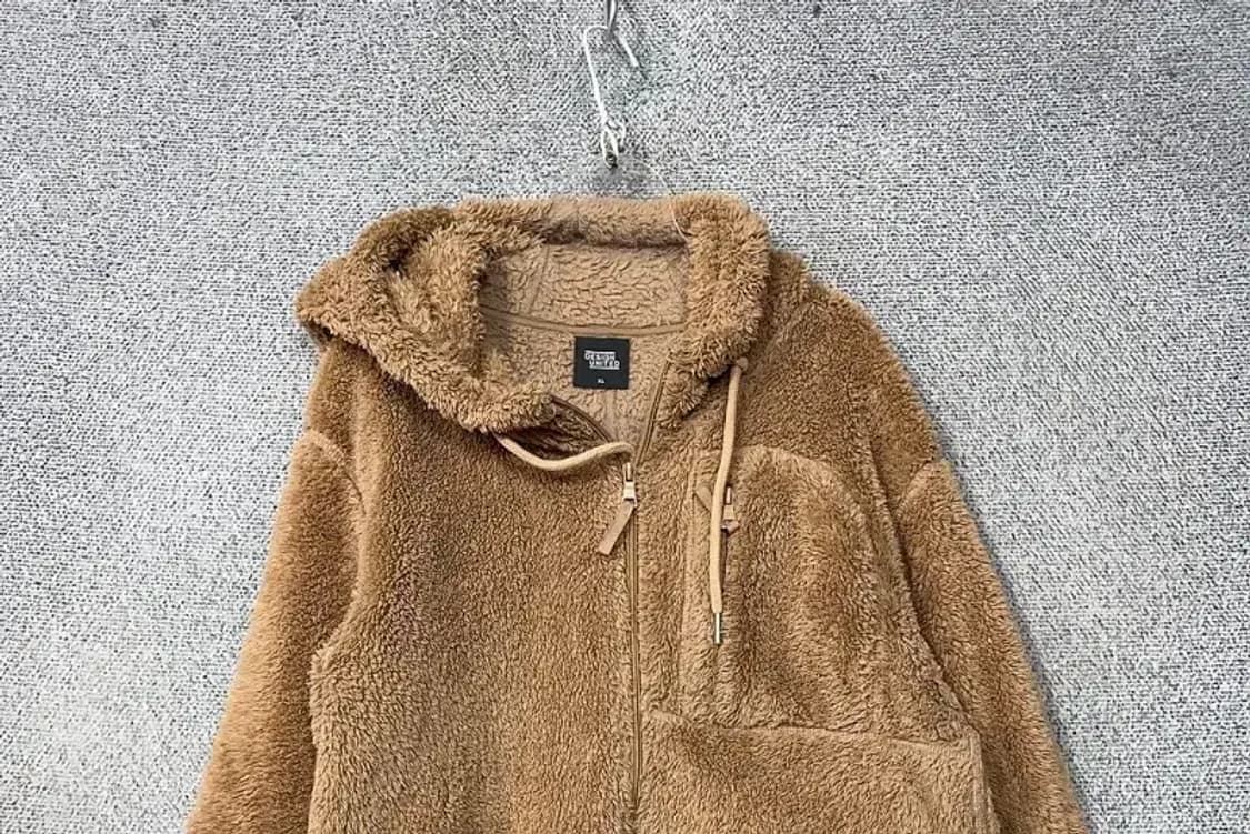 디자인 유나이티드 카멜 후리스 후드집업 XL 상품이미지3