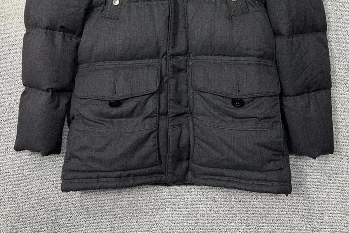 타미힐피거 그레이 배색 캐주얼 울 패딩 M 상품이미지4