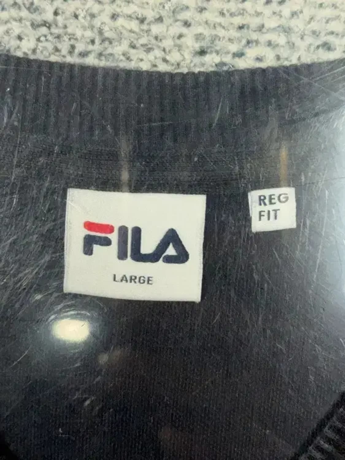 휠라 블랙 로고 맨투맨 LARGE 상품이미지7