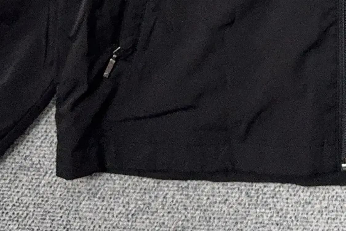 아디다스 블랙 로고 삼선 오버핏 바람막이 100 상품이미지6