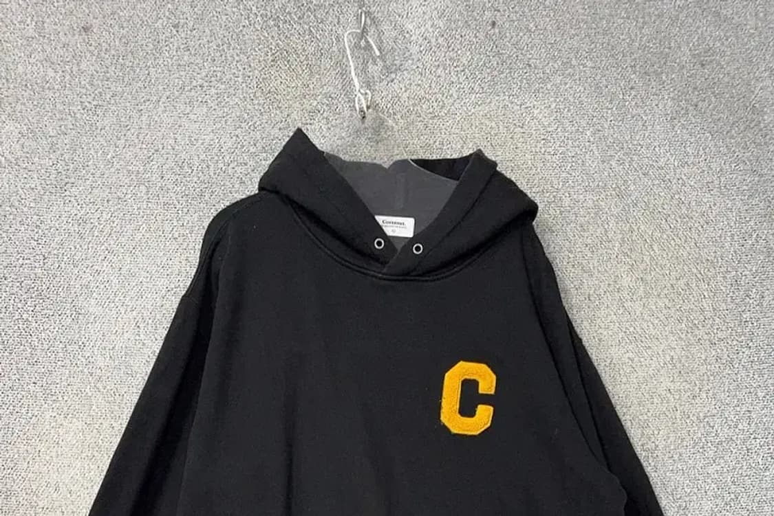 커버낫 블랙 로고 스웻 후드티 L 상품이미지3