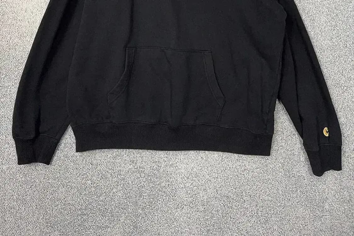 커버낫 블랙 로고 스웻 후드티 L 상품이미지4