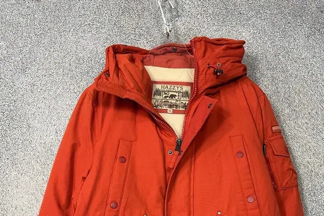 해지스 오렌지 덕다운 캐주얼 패딩 100 상품이미지3