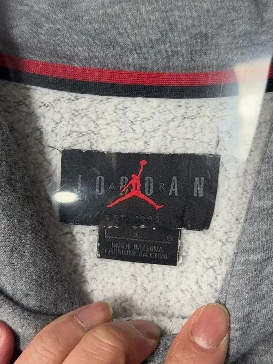 조던 프린팅 그레이 기능성 후드티 L 상품이미지7